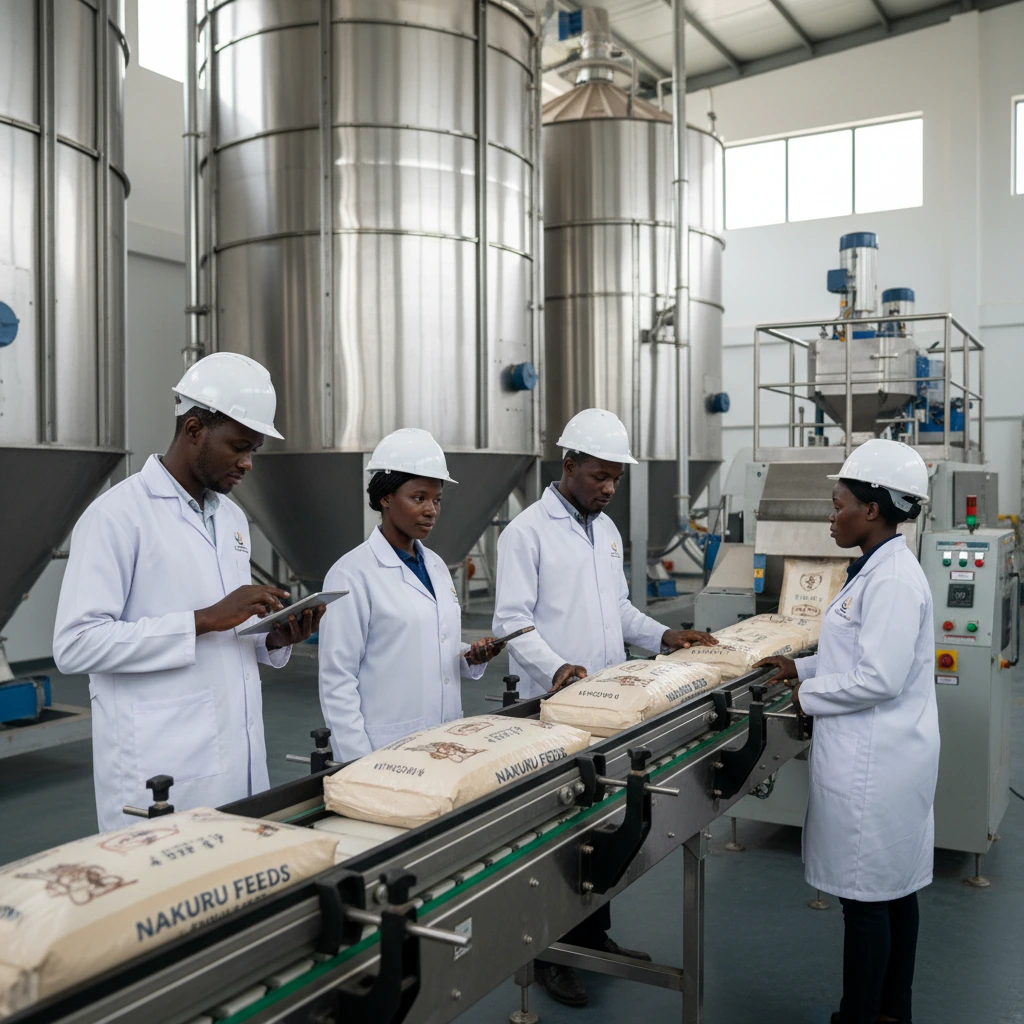 Automated animal feed milling and pellet manufacturing