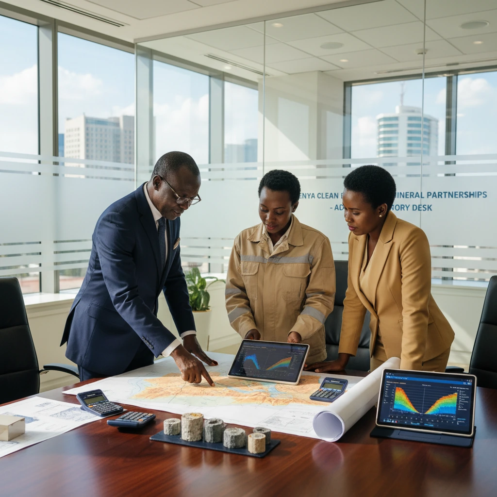 Clean energy engineering and mineral exploration consultation desk