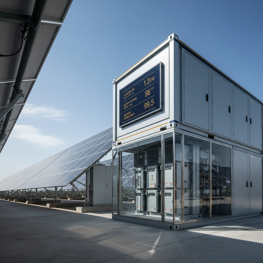 Industrial battery storage system and clean power distribution room
