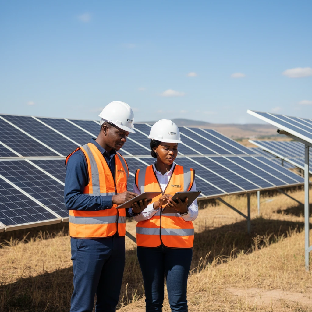 Commercial solar photovoltaic farm and renewable energy installations in Kenya