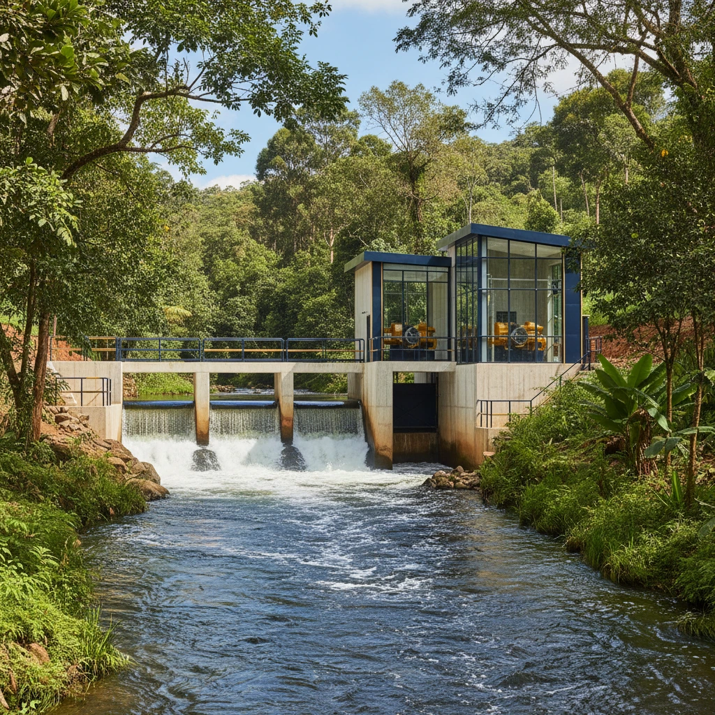 Small scale river hydro feasibility and clean wind power