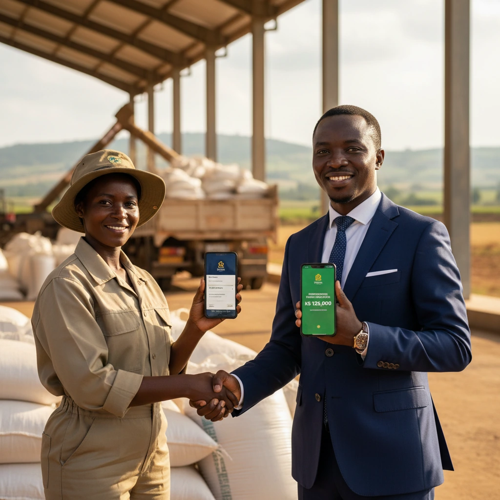 Agricultural input financing and crop harvest trade credit
