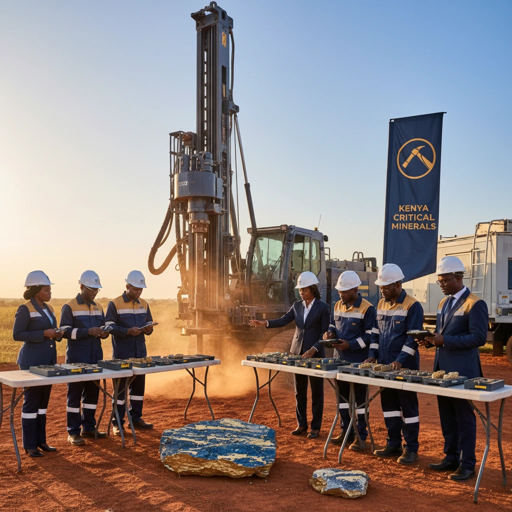 Mineral exploration and geological survey operations in Kenya