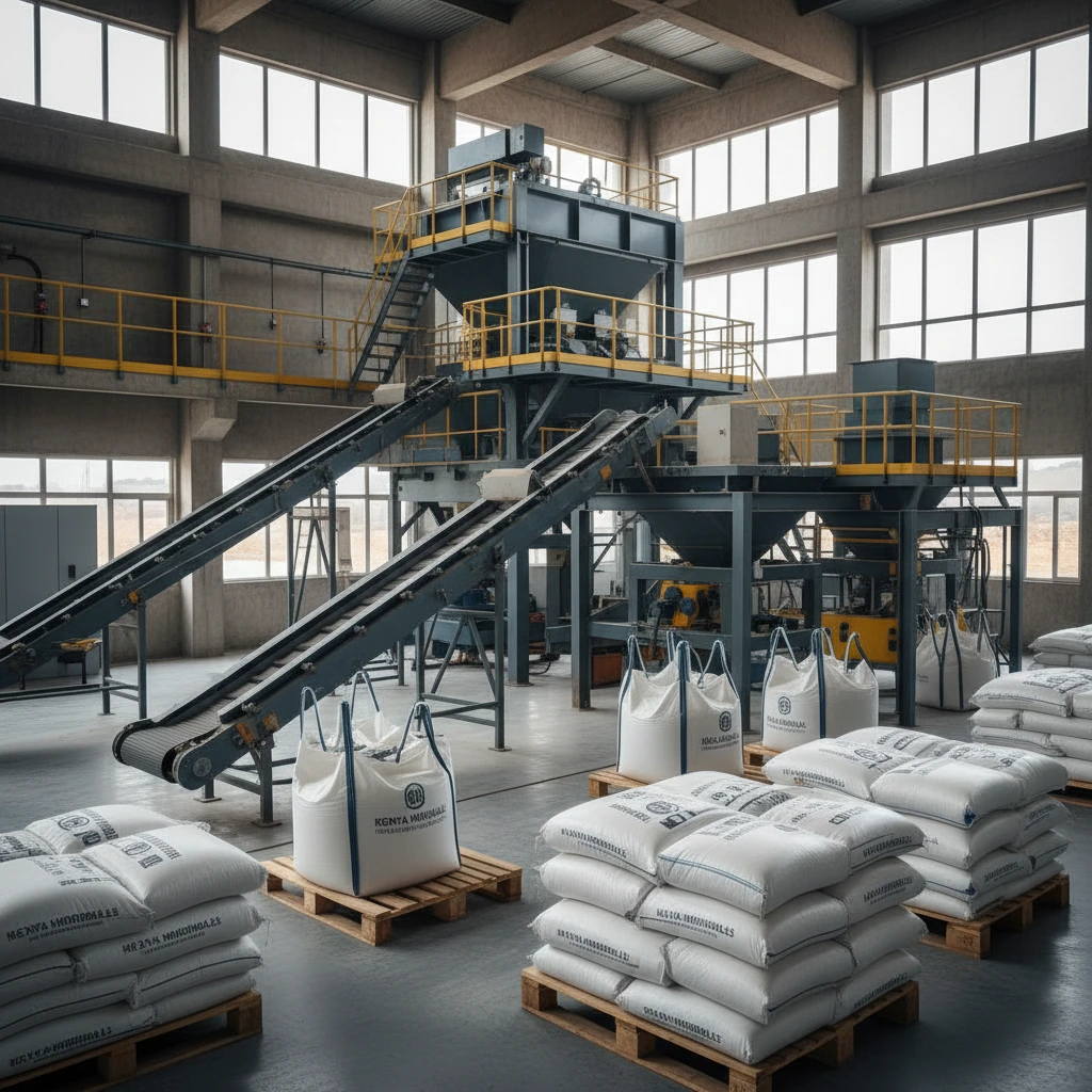 Industrial limestone and gypsum mineral quarry exploration