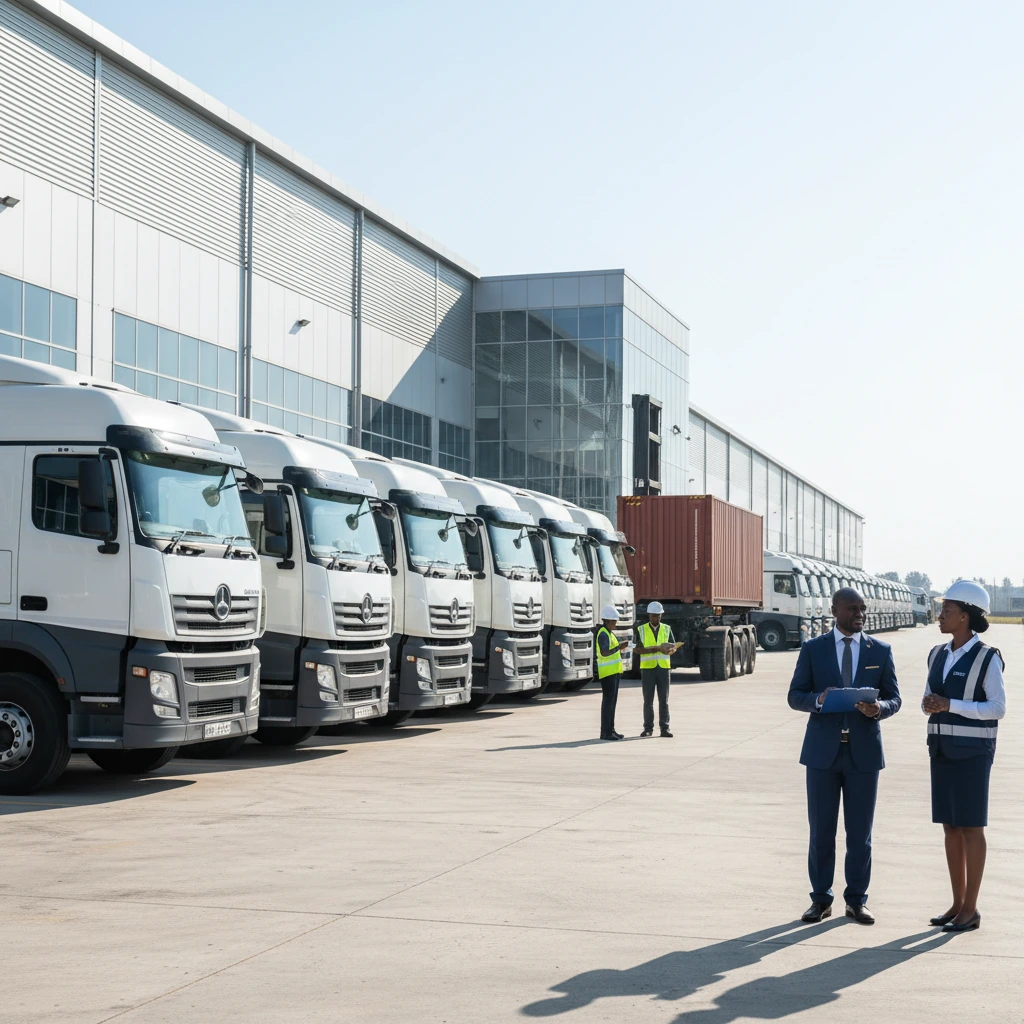 Bulk grain warehousing and commercial supply distribution fleet in Kenya